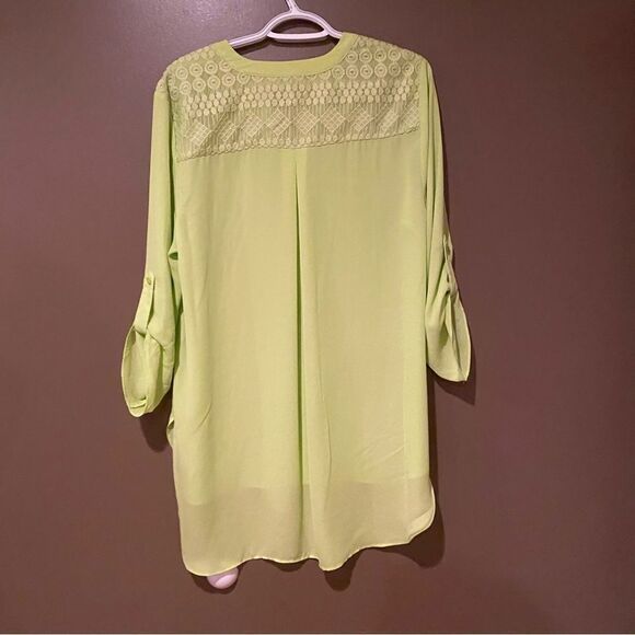 Est 1946 Bright Green Top Blouse Size 14/16 - Picture 5 of 8